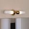 Vaxcel Thalia 24.75 in. Gold Brass Bath Bar Vanity Light White Glass Shade W0480 - alternate 1