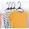 Simple Deluxe Lightweight Plastic Hangers, Space Saving Clothes Hangers with Non-Slip Shoulder Notches, Black, 30PK HIHANGPLASTB01X30 - alternate 8
