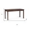 Homeroots 60" Brown Wood Computer Desk 640679 - alternate 4