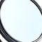 Homeroots 9" Black Round Metal Framed Makeup Shaving Tabletop Mirror 468358 - alternate 4