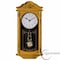 Clockswise 24in Wall Clock Vintage-Inspired Wood-Grain Texture Distressed Finish Battery-Operated, Yellow QI004145.L.YL - alternate 1