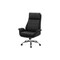 Monarch Specialties Office Chair, Adjustable Height, Armrests, Ergonomic, Swivel, Desk, Blk Leather Look, Chrome Metal I 7253 - alternate 1