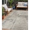 Homeroots 5' X 8' Linen And Gray Abstract Washable Indoor Outdoor Area Rug 606032 - alternate 1