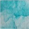 Homeroots 2' X 3' Teal Abstract Washable Non Skid Indoor Outdoor Area Rug 559775 - alternate 4