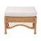 Bali & Pari Brooklyn Bohemian Light Honey Braided Rattan Ottoman Stool 250-13845-ZORO - alternate 6
