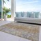 Homeroots 3' X 5' Terra Cotta Silver And Charcoal Oriental Washable Indoor Outdoor Area Rug 588846 - alternate 6