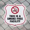 Signmission No Smoking Shield Label Set This Is A Sm, 6 Inch X 6 Inch, Plastic Sign SHI-P-6-399 - alternate 2