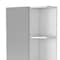 Homeroots 62in White Wood Accent Cabinet With Single Door 535012 - alternate 4
