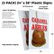 Signmission Caramel Apples, Plastic Signs Only 24 Inch x 36 Inch, Corrugated Plastic, 2PK CSB-2436-2PACK-Caramel Apples - alternate 2