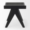 Homeroots 22in Black Solid Wood Bench 732380 - alternate 6