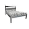 Homeroots Gray Solid Wood Queen Bed Frame 546892 - alternate 6