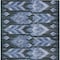 Homeroots 3' X 5' Denim Blue And Sky Blue Southwestern Washable Indoor Outdoor Area Rug 587812 - alternate 6