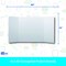 Flipside 14 x 40 1 Ply White Project Board, 48PK 33314-48 - alternate 2