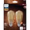 Signify Vintage 40W Equivalent Amber ST19 Medium LED Decorative Light Bulb, 2PK 564849 - alternate 4