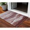 Homeroots 3' X 5' Blush And Brown Abstract Washable Indoor Outdoor Area Rug 604959 - alternate 1
