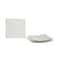 Homeroots White Six Piece Square Bone China Service For Six Salad Plate Set 483492 - alternate 6