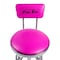 The Original Pink Box Swivel Shop Stool w/ Backrest, Pink PB34SS - alternate 5
