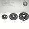 Ironwerks Designs 3/4" Black Malleable Iron Premium Floor Flange, 10 PK IW-FLNG-3/4-10 - alternate 6