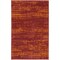 Homeroots 3' X 5' Red And Orange Abstract Indoor Outdoor Area Rug 545979 - alternate 7