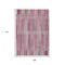 Homeroots 9' X 12' Blush And Ivory Striped Washable Indoor Outdoor Area Rug 631531 - alternate 6