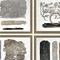 Homeroots Set of Six City Loft Gold Framed Print Wall Art, 6PK 416318 - alternate 3