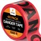 Xpose Safety Danger Tape, PVC, Danger, High Visibility Red, 3 in W., 1000 ft L., 48 PK PDT-48-X - alternate 1
