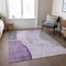 Homeroots 8' X 10' Purple Eggplant And Gray Abstract Washable Indoor Outdoor Area Rug 582029 - alternate 7