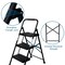 Wrightmaster 3.4 ft. Metal Lightweight Step Ladder, 8 ft. Reach with Wide Anti-Slip Pedal, 330 lb. Capacity ZoroP468422 - alternate 7