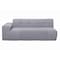 Deko Living 4 Piece Gray Outdoor Compressed Foam Sectional Sofa Lounger and Table Set COP30018 - alternate 6