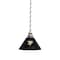 Holland Bar Stool Co Pittsburgh Penguins Pendant Light, Chrome Fixture BL1CHPitPen - alternate 1