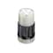 Leviton Locking Connector Industrial Nylon Grounding L6-20R 16-10 AWG 2 Pole 3 Wire Bagged Black/White 02323-0PB - alternate 1