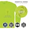 Ergodyne Hi-Vis Shirt, L, Lime, Long Sleeve 21814 - alternate 4