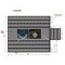 Mytee Products Super Light 14 Oz Lumber Tarp 20x18 6ft Drop with 6ft x 8ft Flap - Black SLLT6FT3PCE - alternate 7
