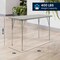 Flash Furniture Wren 48 in x 24 in Adjustable Height Activity Table, Thermal Laminate Top, Standard Legs, Light Gray XU-A2448-REC-LTGRY-T-A-GG - alternate 8