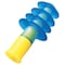 Howard Leight Fusion Reusable Corded Ear Plugs, Flanged Shape, NRR 27 dB, Storage Case, M, Blue, 100PK FUS30-HP - alternate 1