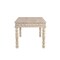 Homeroots 60" White Solid Wood Dining Table 521835 - alternate 7