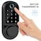 Wrightmaster Single Cylinder Smart Lock Deadbolt with Fingerprint, Privacy Codeing, Numeric Keypad ZR-AF06-1 - alternate 6