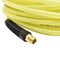 Interstate Pneumatics 3/8 in x 100 ft Rhino PolyFlex Yellow Polyurethane Air Hose WP 200 PSI (1/4 in NPT) Solid Fitting HU56-100 - alternate 5