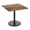 Flash Furniture Commercial 36" SQ Natural HPL Tabletop with Black Table Height RD Base ST-SQ36-NAT-TR24-GG - alternate 1