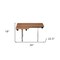 Homeroots 18" X 34" Brown Teak Wall Mount Rectangular Shower Bench 549362 - alternate 3
