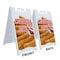 Signmission Mozzerella Sticks, A-Frame & 2 Decals Installed, Heavy-Duty Plastic Frame SBHD-D-2436-Mozzerella Sticks - alternate 5