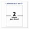 Avery Dennison 5-1/2" x 8-1/2" White Shipping Labels, Pk250 7278295930 - alternate 7