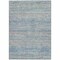 Homeroots 5' X 8' Blue And Charcoal Striped Washable Indoor Outdoor Area Rug 615657 - alternate 7