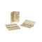 Global Door Controls 4.5 in. x 4.5 in. Satin Brass Full Mortise Spring Squared Hinge with Non-Removable Pin, PK3 CPS4545-US4-3 - alternate 3