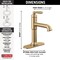 Delta Saylor Single Handle Bathroom Faucet 536-CZMPU-DST - alternate 3