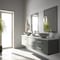 Vigo Giovanni Titanium Gray Glass 17 in. L x 17 in. W x 6 in. H Round Vessel Bathroom Sink VG07050 - alternate 6