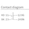 .Steute ST 14 1O/1S - 2m - Safety Interlock Switch w/ Separate Actuator, 1NC / 1NO contacts, and 2m cable 1045455 - alternate 3