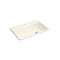 Kohler Riverby 33 1-Hole top-mount single-bowl kitchen sink in Biscuit 5871-1A1-96 - alternate 3