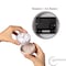 Clockswise 3-Inch Waterproof Wall Mount Fog-Free Bathroom Shower Clock with Strong Suction Cup, White QI004929 - alternate 6