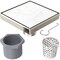 Hydroware Square Shower Drain, Tile Insert, 6 Inches HYD-0014 - alternate 6